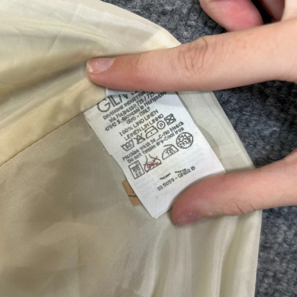 Vintage Iceberg History Taz Linen Blend Pants Men's Drawstring Trousers -‎ 37x35